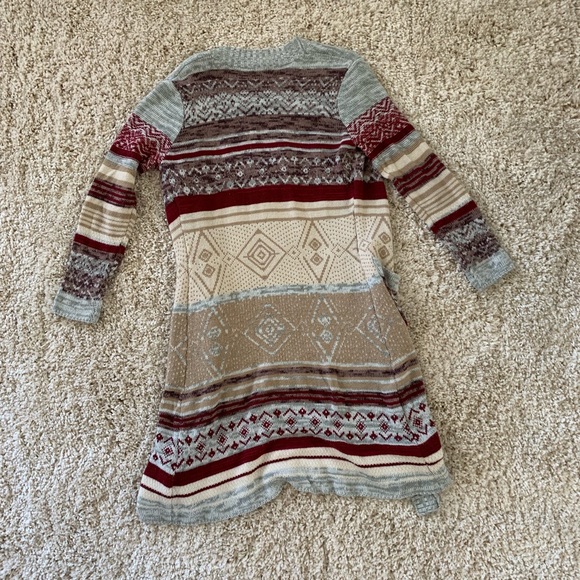 🆕 Charlotte Russe tribal open front sweater - Picture 3 of 8
